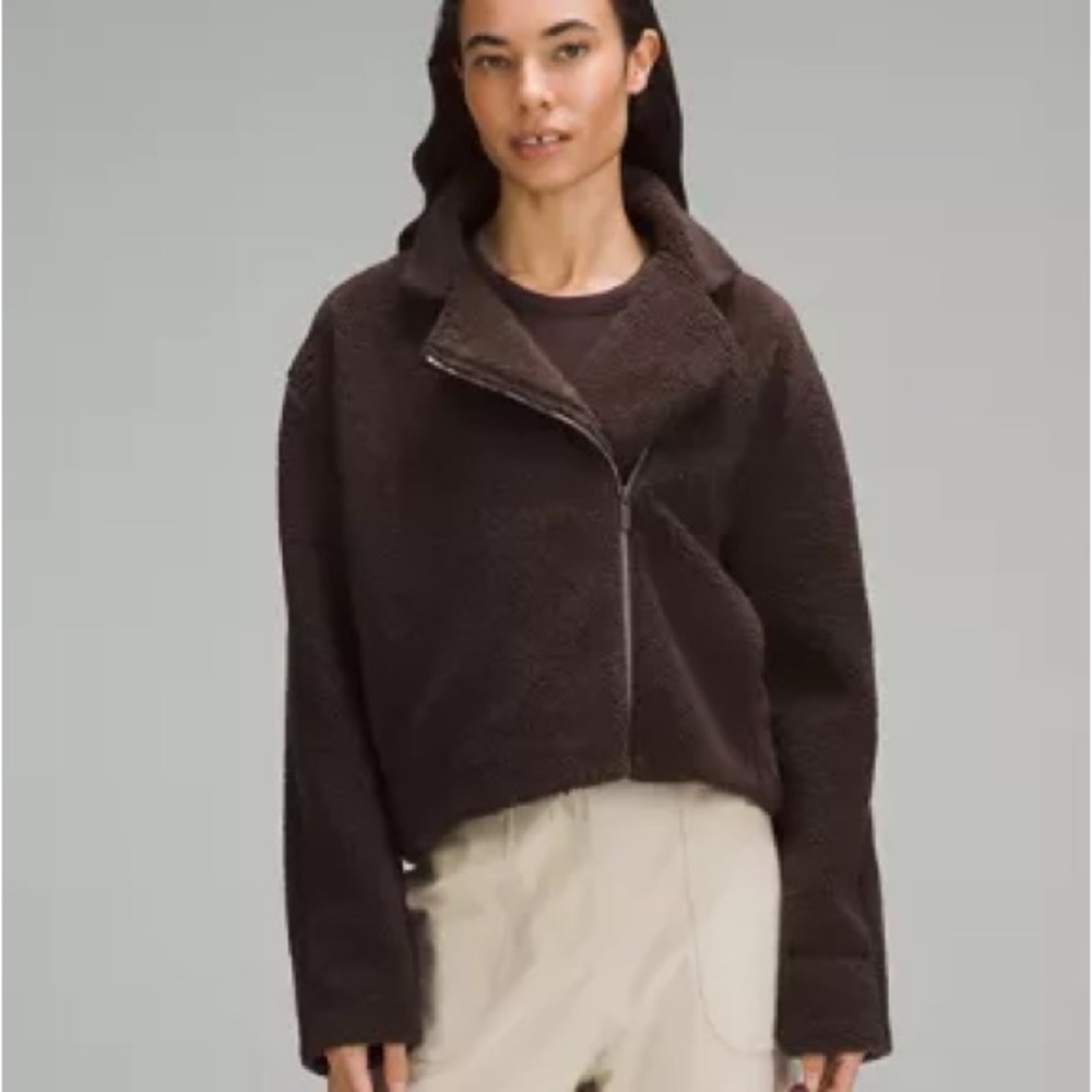 lululemon athletica Dark Brown Teddy Jacket